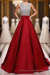 High Low Beaded Red Beautiful Simple Cheap Modest Semi Formal Prom Dresses